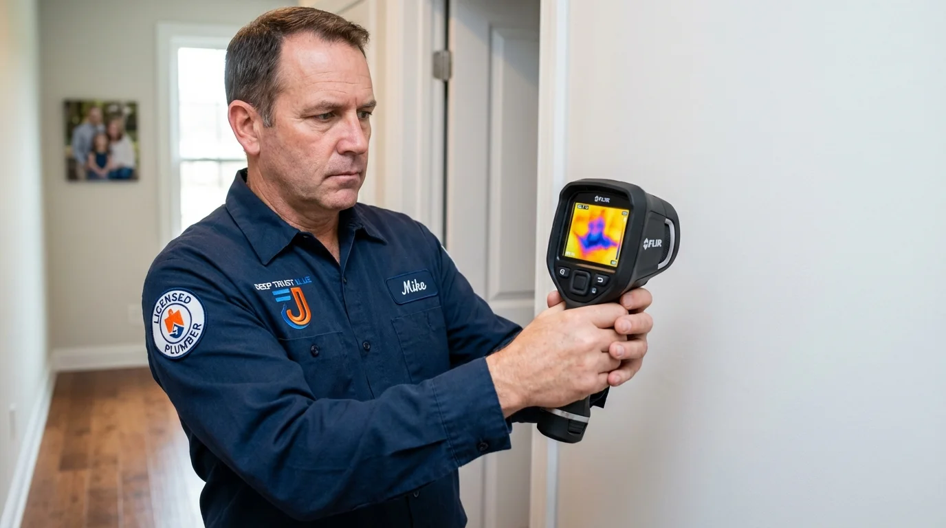 Thermal imaging leak detection by Johns Plumbing LLC in Atlantic City